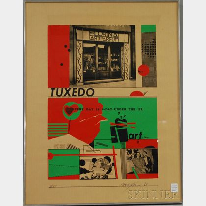 Richard Merkin (American, 1938-2009) Art and Perfume #9: Tuxedo
