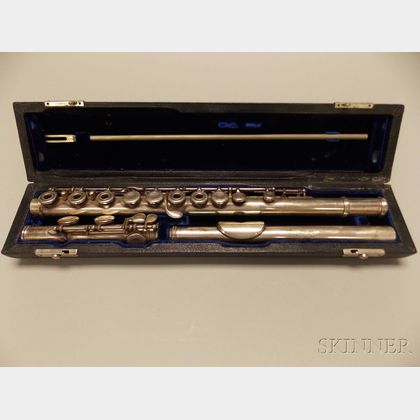 American Silver Flute in C, Verne Q. Powell, Boston, 1971