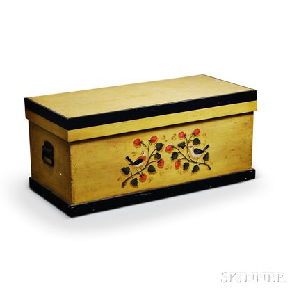 Paint-decorated Blanket Box
