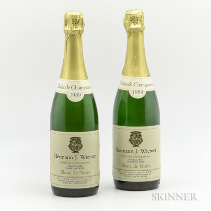 Hermann J. Wiemer Blanc de Noirs 1989, 2 bottles 