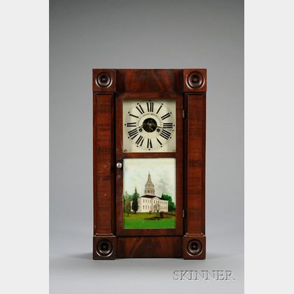Empire Mahogany Shelf Clock by Chauncey Jerome