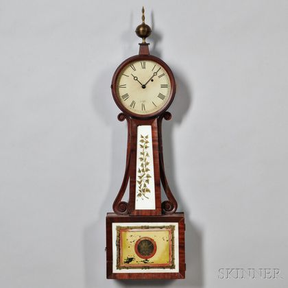 H. Tifft Patent Timepiece or "Banjo" Clock