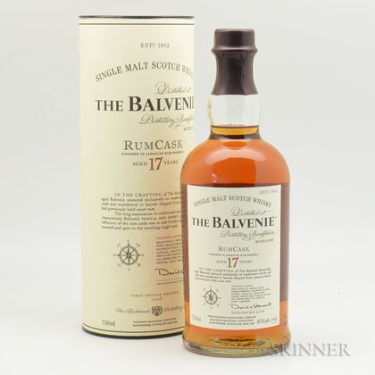 Balvenie Rum Cask 17 Years Old, 1 750ml bottle (ot) 