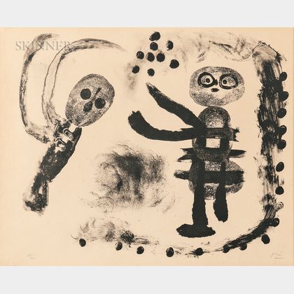 Joan Miró (Spanish, 1893-1983) Petite fille au bois