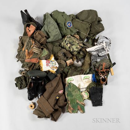 Group of Post-WWII Uniforms and Equipment