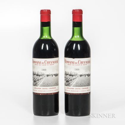Domaine de Chevalier 1959, 2 bottles 