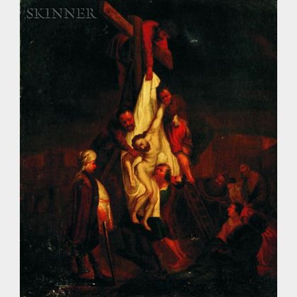 After Rembrandt Harmensz van Rijn (Dutch, 1606 - 1669) Descent for the Cross