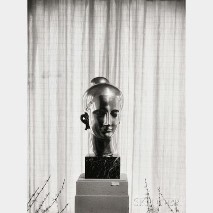 Minor White (American, 1908-1976) Untitled (Elie Nadelman Sculpture on Display in the Home of James Sibley Watson, Rochester, New York)