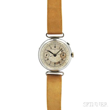 Gallet "National Park" Single Button Chronograph Wristwatch