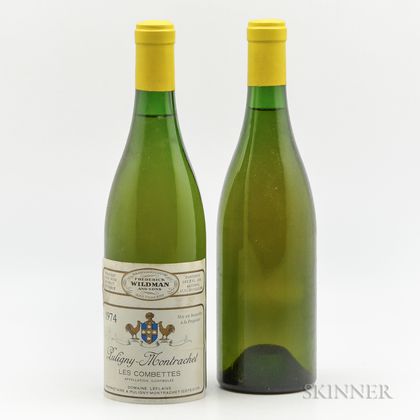 Leflaive Puligny Montrachet Les Combettes 1974, 2 bottles 