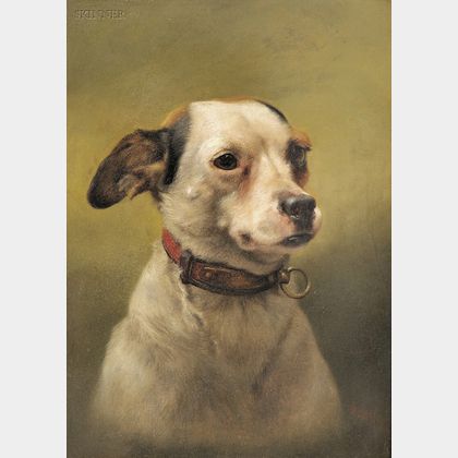 William Weekes (British, 1856-1909) Dick (Fox Terrier)
