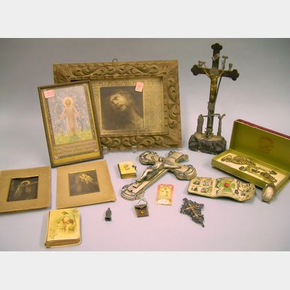 Group of Christian Religious Items