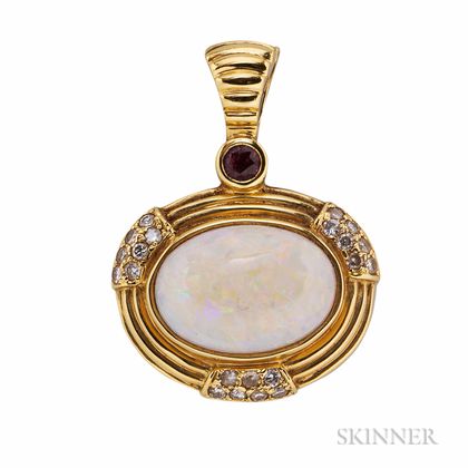18kt Gold and Opal Pendant, H. Stern