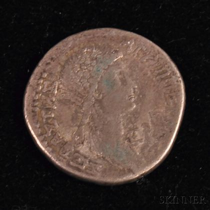 Ancient Roman Empire Silver Tetradrachm Coin