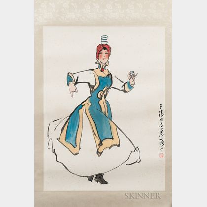 Painting Depicting a Dancer