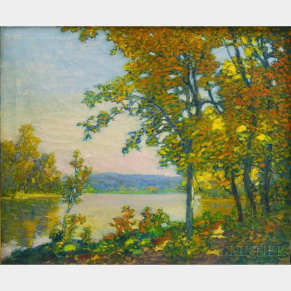 American School, 20th Century Early Autumn Landscape