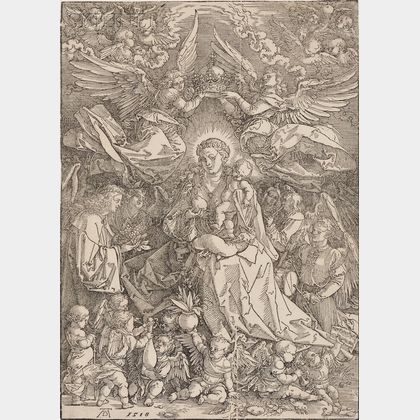 Albrecht Dürer (German, 1471-1528) The Virgin Surrounded by Many Angels