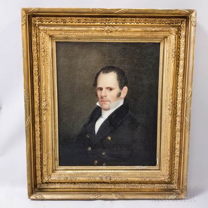 American School, 19th Century Portrait of Jonathan Bught