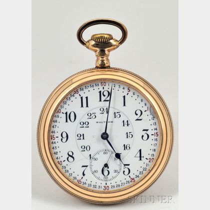 Waltham Canadian Railway Time Service 17-jewel Pocket Watch