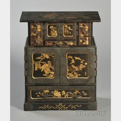Gilt-lacquered Cabinet