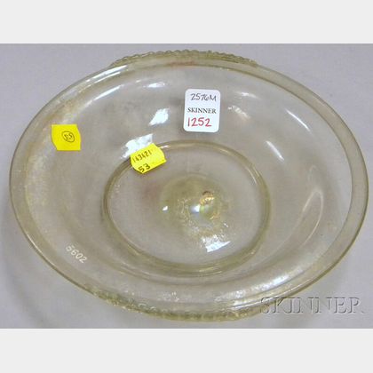 Roman Provincial Blown Glass Dish