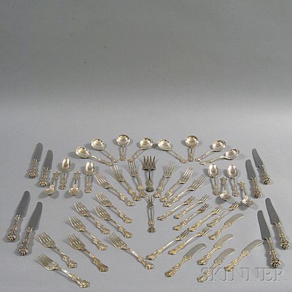 Frank W. Smith Silver Co. Federal Cotillion Partial Sterling Silver Flatware Service