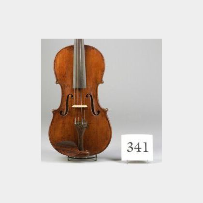 French Violin, N.A. Chappuy, Paris, 1772
