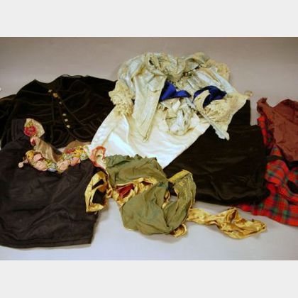 Group of Miscellaneous Victorian and Edwardian Clothing Articles