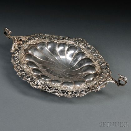 Edward VII Sterling Silver Footed Dish