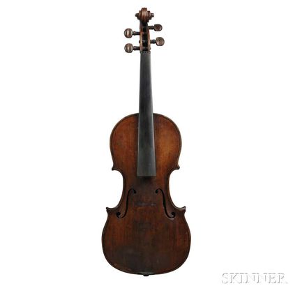 Violin, Possibly British School, 18th Century