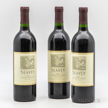 Seavey Cabernet Sauvignon 1998, 3 bottles 
