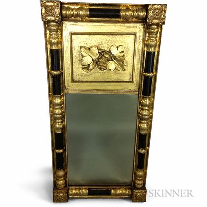 Classical Carved and Gilt Split-baluster Tabernacle Mirror