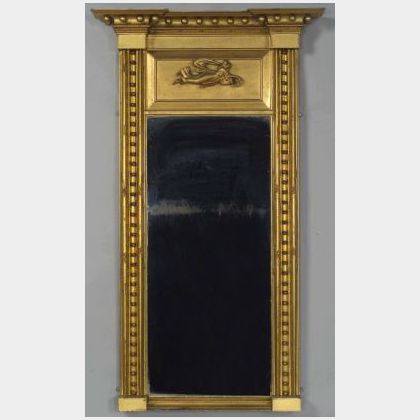 Federal Gilt Wood and Gesso Pier Mirror