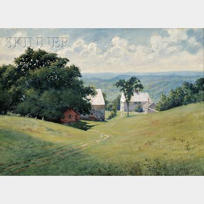 Harold Broadfield Warren (American, 1859-1934) View of the Homestead in Westminster, Possibly Vermont