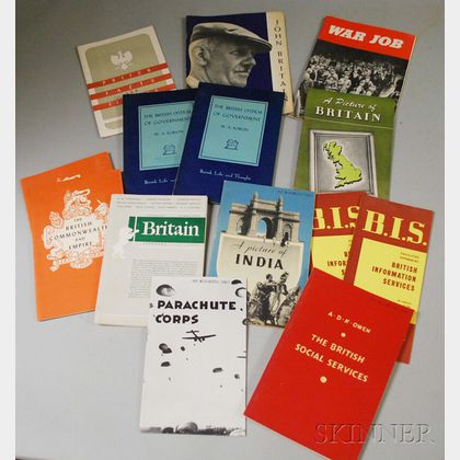 Thirteen WWII Era British Magazines and Pamphlets. 
