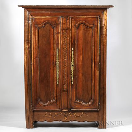 French Provincial Carved Wardrobe