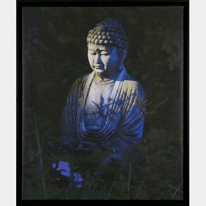 Simon Gregory (Massachusetts, b. 1941),Buddha After The Rain