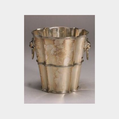 Classical Revival Silver Plated Ice Bucket
