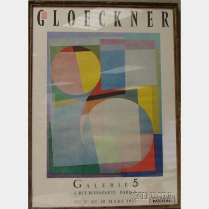 Two Framed Michiel Gloeckner (American, 1915-1989) Posters