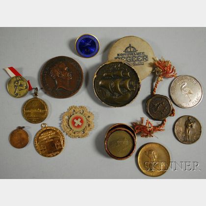 Small Group of Mostly European Medals and Badges