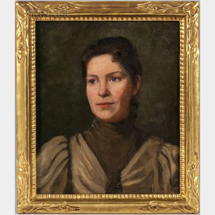 Boston School, 19th/20th Century Portrait of Dora Dall Breding