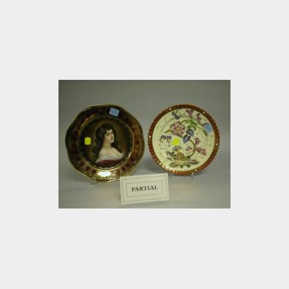 Ten English and Continental Decorated Porcelain Plates. 
