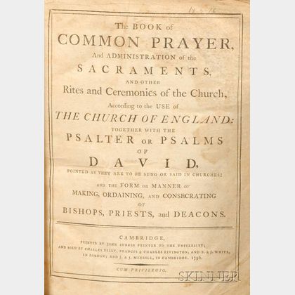 (Book of Common Prayer),Two Volumes