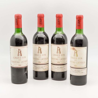 Chateau Latour 1966, 4 bottles 