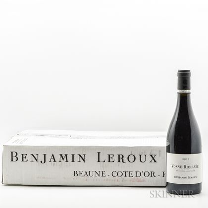 Benjamin Leroux Vosne Romanee 2014, 6 bottles (oc) 