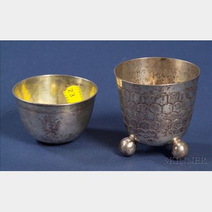 Two Austro-Hungarian Silver Cups