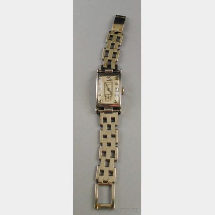 Art Deco Platinum Hamilton Wristwatch