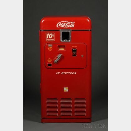 Coca-Cola 10-Cent Coin-op Bottle Vending Machine
