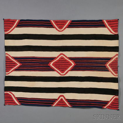 Classic Navajo Man's Wearing Blanket