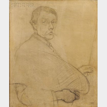 Philip Leslie Hale (American, 1865-1931) Study for Self-Portrait